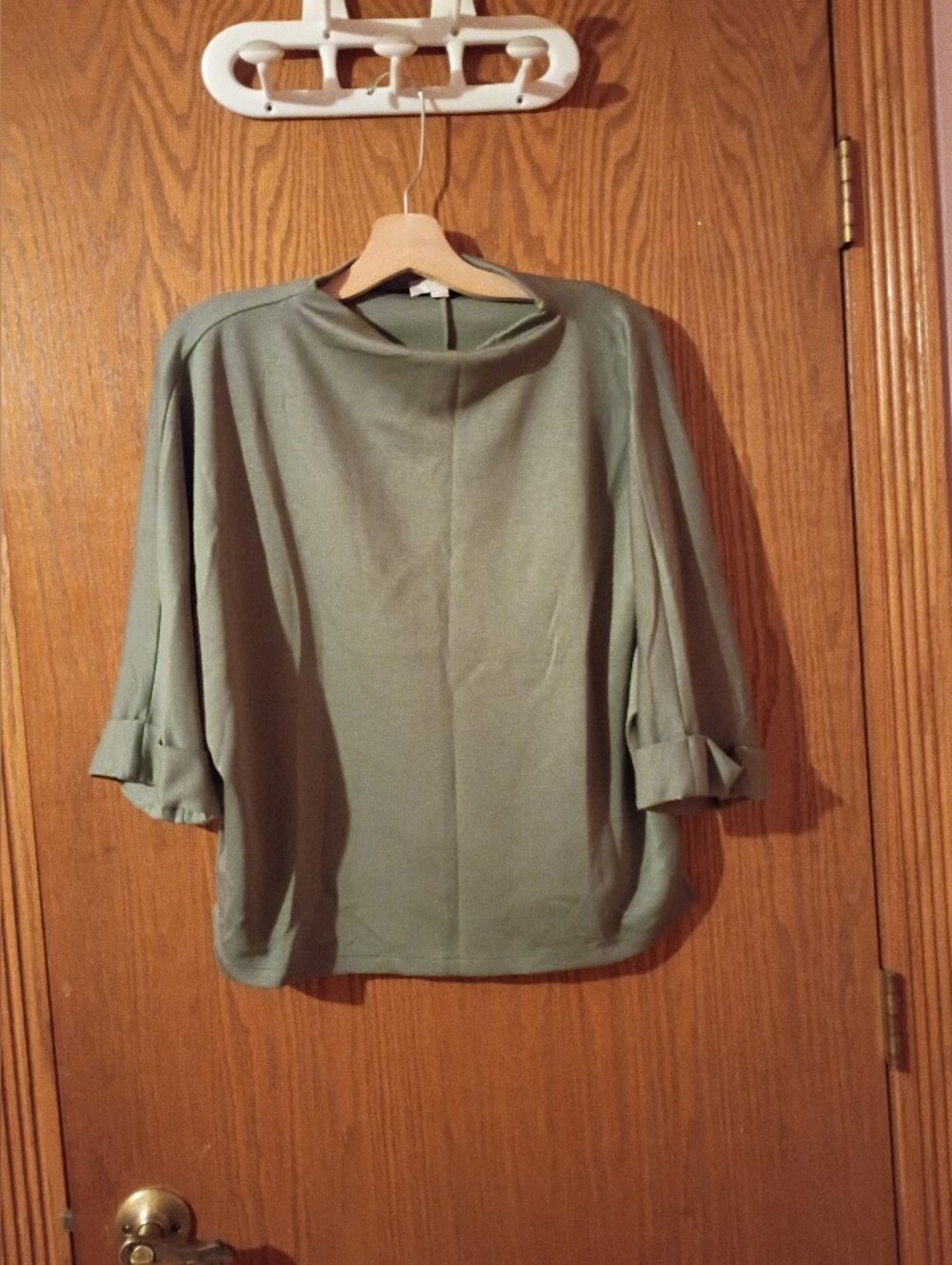 LOFT Scuba Cowlneck Top